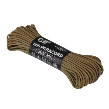 Atwood Rope 550 Paracord Coyote (CD-PC1-NL-11)