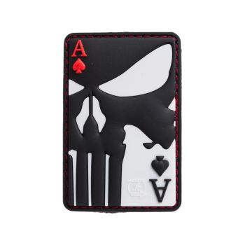 Punisher Ace of Spades Badge 3D 