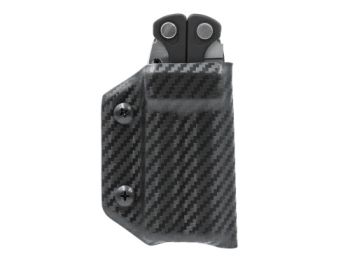 Clip & Carry Kydex Carbon Sheat CF Black voor Leatherman Charge +