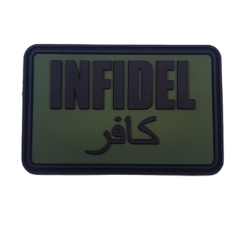 Infidel Large Rubber Patch Forest Green