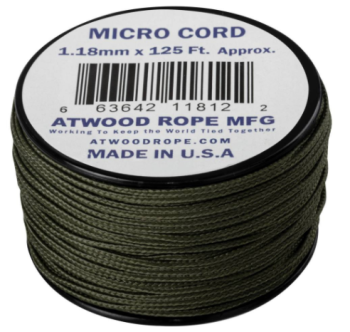 Atwood Microcord 100 lbs Olive Drab (CD-MC1-NL-32)