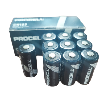 Procell CR123A 3V Lithium Batterij van Duracell- 10 stuks (BDPCR123A)