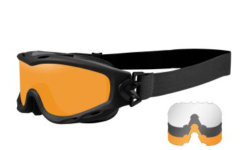 Wiley-X Spear Smoke / Clear / Rust Goggle (SP293B)